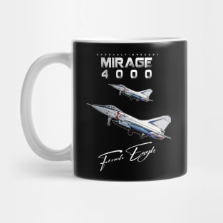 Dassault Mirage 4000 French Vintage long-range interceptor Fighterjet Aircraft Mug